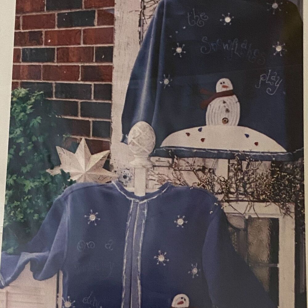 Serendipity Gifts SDG62 Pattern Wintery Day Jacket Christmas Folkart
